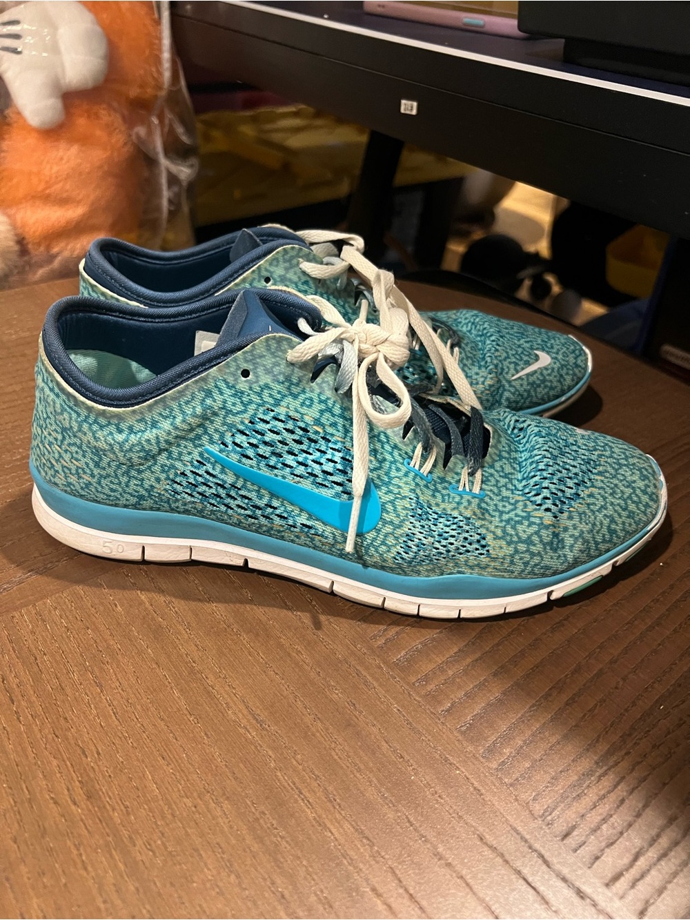 Nike Free 5.0 TR Fit 4 Blue Teal Training Shoes Women’s Size 9